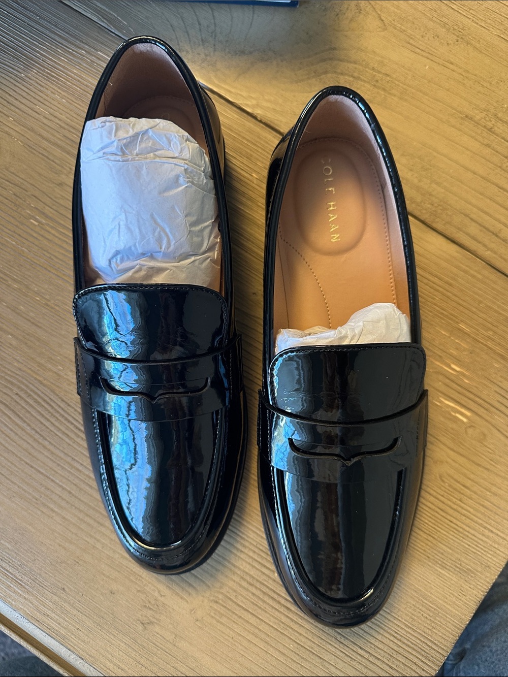 Cole Haan Women’s Patent Leather Penny Loafers
